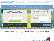 Tablet Screenshot of aovergelijken.nl